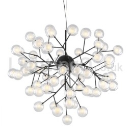 Nordic Postmodern Molecular Bubble Candelabru Candelabru de sticlă