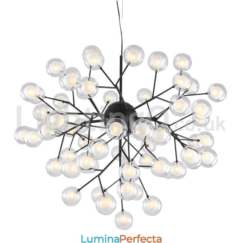 Nordic Postmodern Molecular Bubble Candelabru Candelabru de sticlă