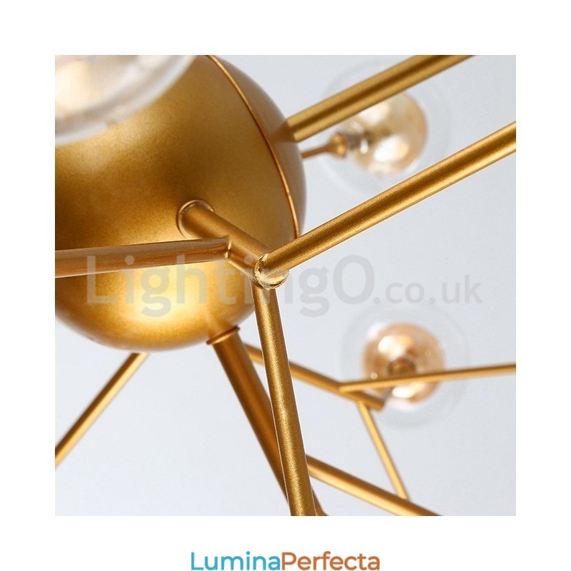 Nordic Postmodern Molecular Bubble Candelabru Candelabru de sticlă