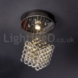 1 Lumină Modernă K9 Crystal Plafon Pendant Lampă Interioară Iluminat Lămpi Corpuri