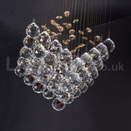 1 Lumină Modernă K9 Crystal Plafon Pendant Lampă Interioară Iluminat Lămpi Corpuri