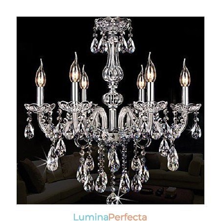 Lumanare Prezintate Candelabru de lux cu 6 lumini Lumanare Prezintate Candelabru de lux cu 6 lumini