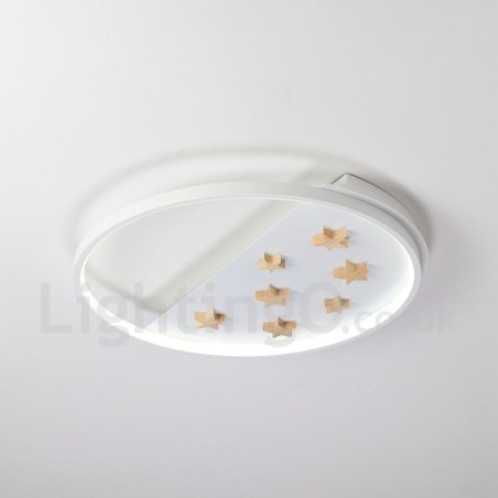 Plafoniera rotundă din lemn cu stele albe reglabile Plafoniera ultrasubțire poate fi folosită și ca lampă de perete Plafoniera rotundă din lemn cu stele albe reglabile Plafoniera ultrasubțire poate fi folosită și ca lampă de perete