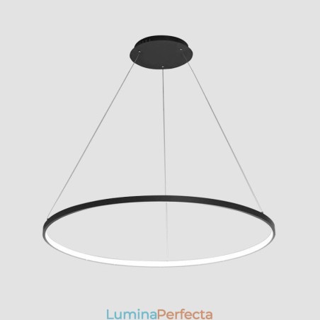 Lumină suspendată reglabilă cu diametrul de 63W și 100CM Inel cu design modern Lumină suspendată reglabilă cu diametrul de 63W și 100CM Inel cu design modern