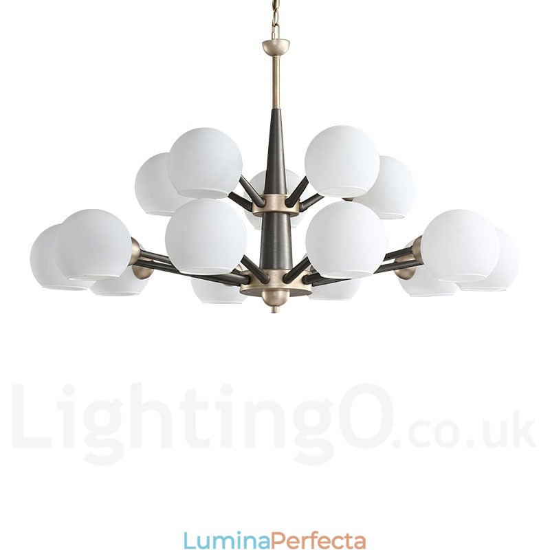 Candelabru rustic retro vintage cu fasole magică cu nuanțe de sticlă multicolore