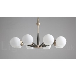 Candelabru rustic retro vintage cu fasole magică cu nuanțe de sticlă multicolore