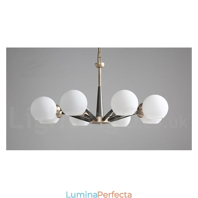 Candelabru rustic retro vintage cu fasole magică cu nuanțe de sticlă multicolore