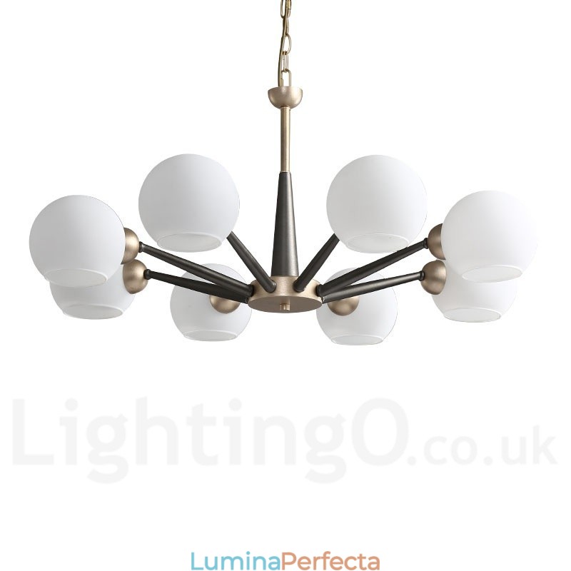 Candelabru rustic retro vintage cu fasole magică cu nuanțe de sticlă multicolore