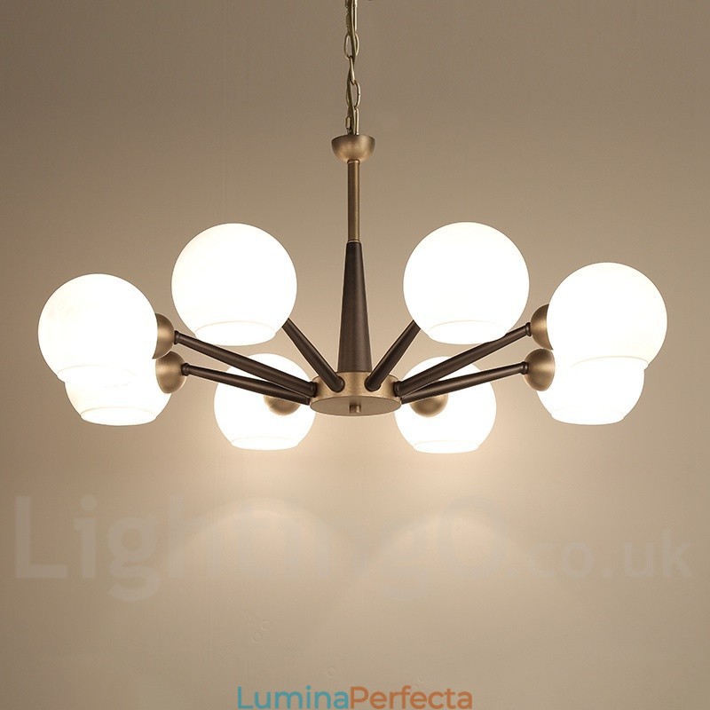 Candelabru rustic retro vintage cu fasole magică cu nuanțe de sticlă multicolore