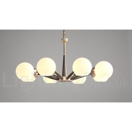 Candelabru rustic retro vintage cu fasole magică cu nuanțe de sticlă multicolore