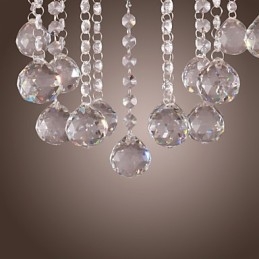 Candelabru elegant din cristal cromat