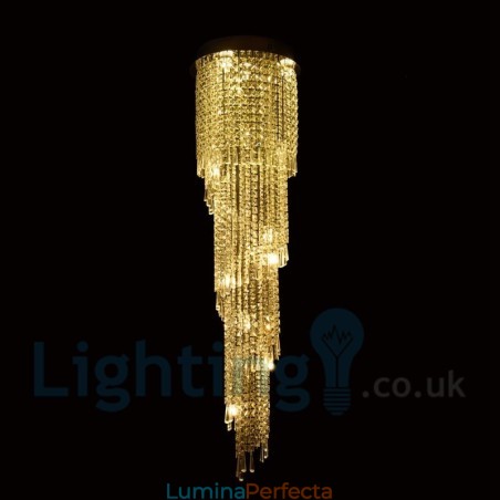 4 x GU10 + 8 x G4 150 cm lungă de cristal drop light modern K9 cristal rotund plafon plafon 4 x GU10 + 8 x G4 150 cm lungă de cristal drop light modern K9 cristal rotund plafon plafon