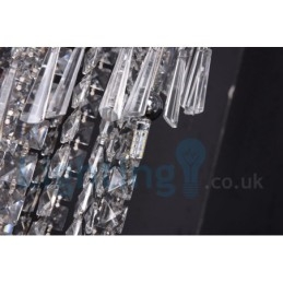 4 x GU10 + 8 x G4 150 cm lungă de cristal drop light modern K9 cristal rotund plafon plafon