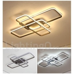 Plafoniera modernă, contemporană, cu pictură din aluminiu, Lumină încastrabilă, cu dimmer cu telecomandă, poate fi folosită și ca lampă de perete