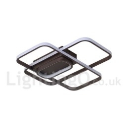 Plafoniera modernă, contemporană, cu pictură din aluminiu, Lumină încastrabilă, cu dimmer cu telecomandă, poate fi folosită și ca lampă de perete