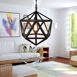 Candelabru din metal vintage Rustic Lodge