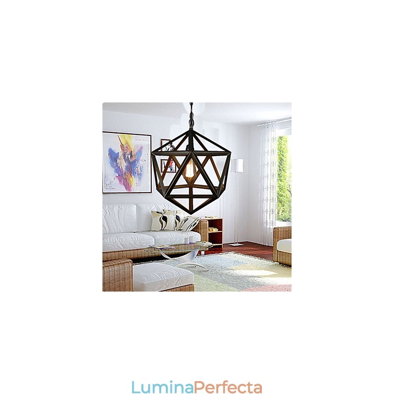 Candelabru din metal vintage Rustic Lodge