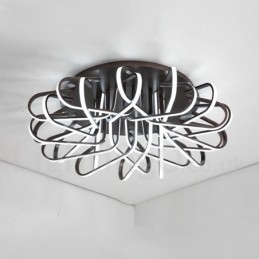 Plafoniera din aluminiu, modernă și contemporană, cu reglare reglabilă, Cuib de pasăre, poate fi folosită și ca lampă de perete