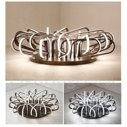 Plafoniera din aluminiu, modernă și contemporană, cu reglare reglabilă, Cuib de pasăre, poate fi folosită și ca lampă de perete