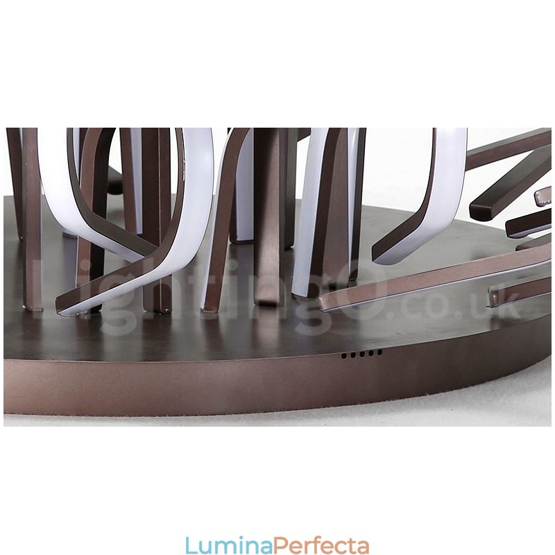 Plafoniera din aluminiu, modernă și contemporană, cu reglare reglabilă, Cuib de pasăre, poate fi folosită și ca lampă de perete