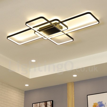 Plafoniera modernă, contemporană, cu pictură din aluminiu, Lampă de perete cu montare încasată, cu dimmer cu telecomandă pentru camera de zi, dormitor, poate fi folosită și ca lumină de perete Plafoniera modernă, contemporană, cu pictură din aluminiu, Lampă de perete cu montare încasată, cu dimmer cu telecomandă pentru camera de zi, dormitor, poate fi folosită și ca lumină de perete