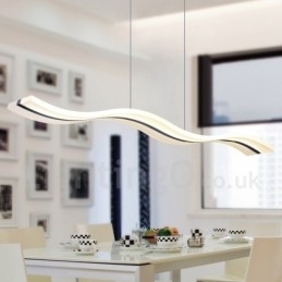 Lampă suspendată liniară reglabilă cu telecomandă Design modern