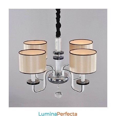 Candelabru minimalist modern de iluminat candelabru de cristal de artă din pânză