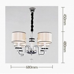 Candelabru minimalist modern de iluminat candelabru de cristal de artă din pânză