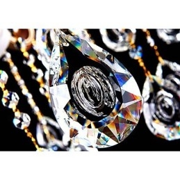 Lampă suspendată din cristal de jad Candelabru în stil lumânare