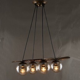 Candelabru rotund din tulpină de fasole din sticlă de artă