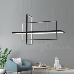 Lumină suspendată liniară reglabilă cu telecomandă Lumină ambientală Finisaje vopsite Aluminiu Design modern
