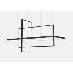 Lumină suspendată liniară reglabilă cu telecomandă Lumină ambientală Finisaje vopsite Aluminiu Design modern