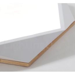 Plafoniera din lemn, cu abajur din acril, în stil nordic