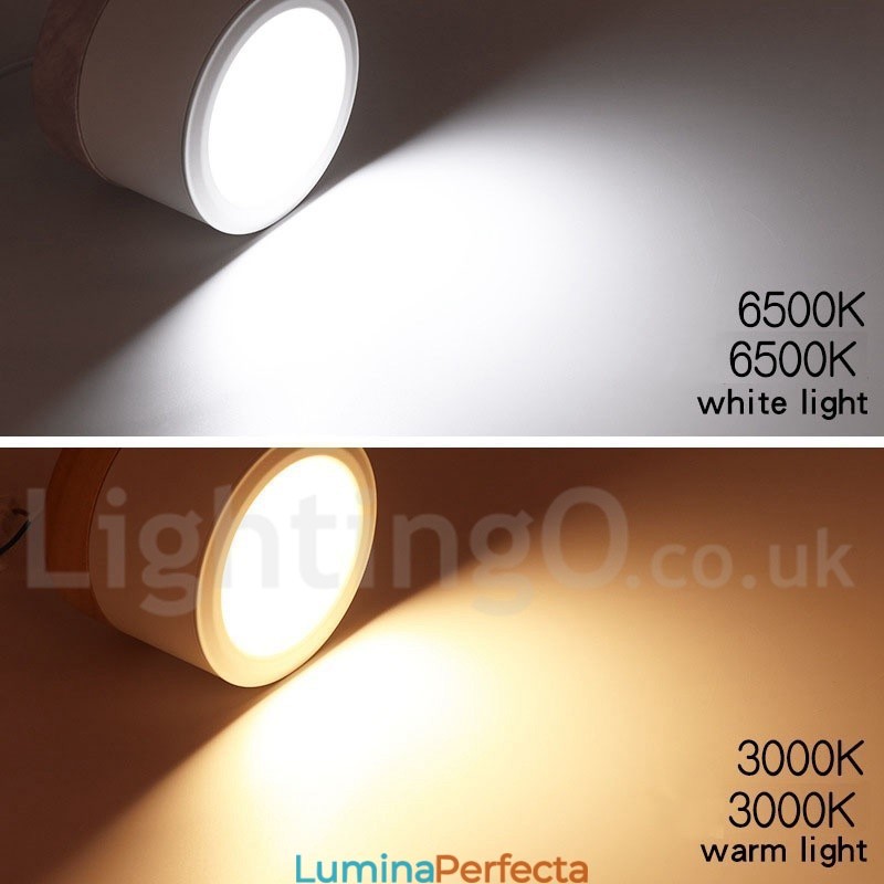 Plafoniera din lemn cu design modern, cu abajur acrilic specială, poate fi folosită și ca lampă de perete
