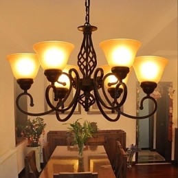 Rustic Lodge Vintage Retro Metal Candelabru Copii