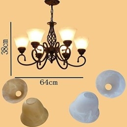 Rustic Lodge Vintage Retro Metal Candelabru Copii