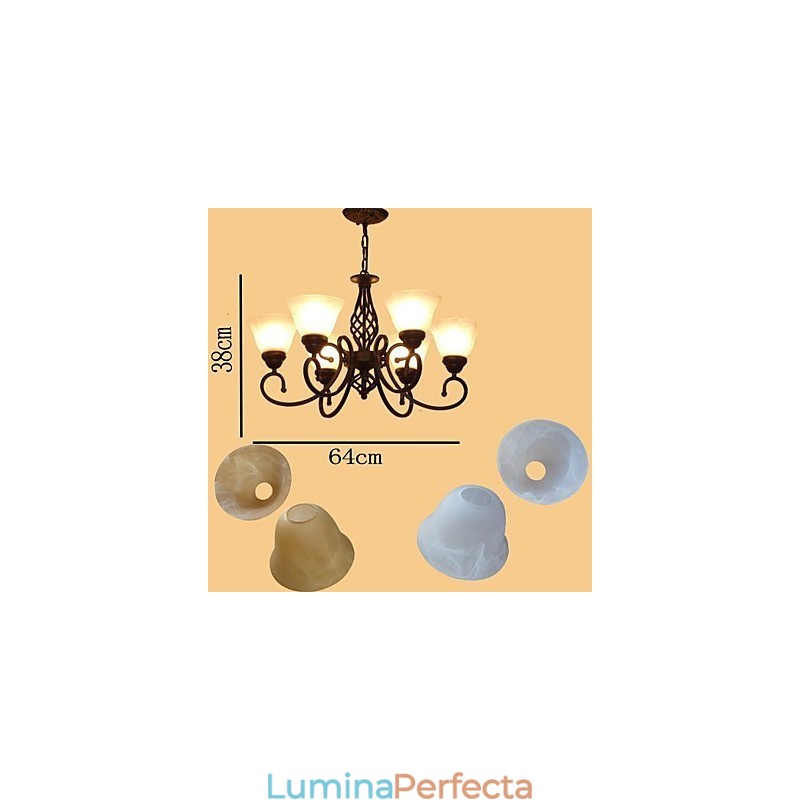 Rustic Lodge Vintage Retro Metal Candelabru Copii