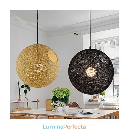 Country Simplă Lampă Modernă Pastoral Rattan Lampă Hemp Ball Candelabru Country Simplă Lampă Modernă Pastoral Rattan Lampă Hemp Ball Candelabru