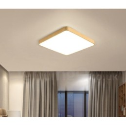 Plafoniere pătrate ultra subțiri, reglabile, în stil nordic modern și contemporan, cu montare încastrabilă, din alamă, cu umbră acrilică, pot fi, de asemenea, folosite ca lampă de perete