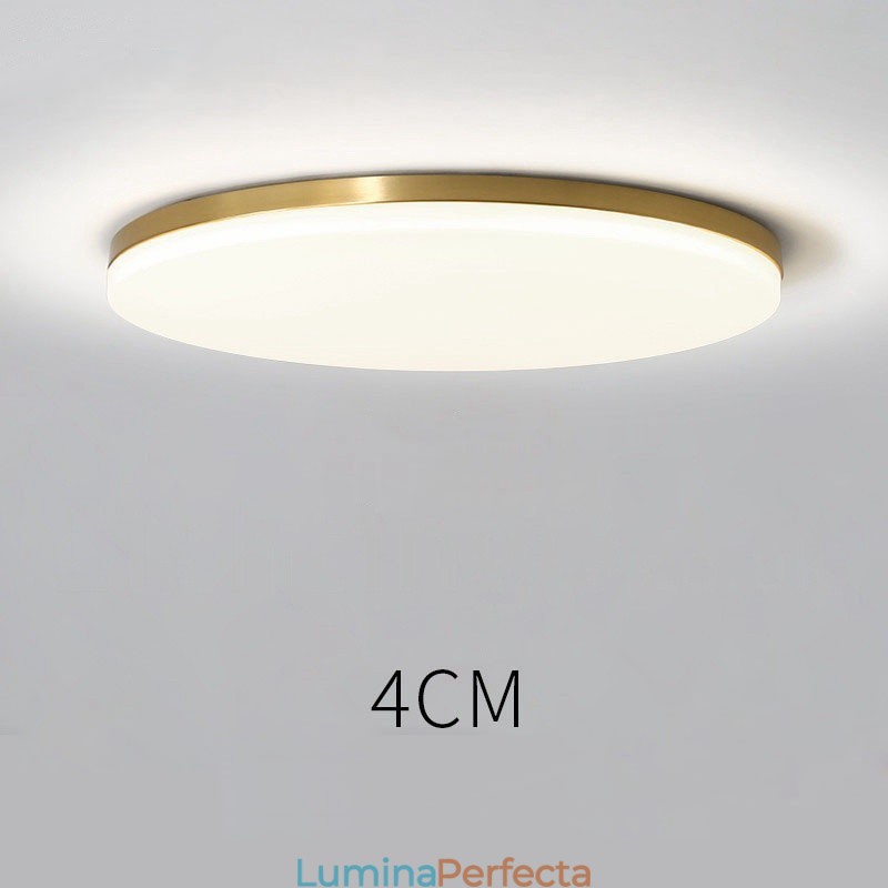 Plafoniere din alamă, rotunde, reglabile, moderne, contemporane, în stil nordic, cu montare încastrabilă, cu umbră acrilică, pot fi, de asemenea, folosite ca lampă de perete