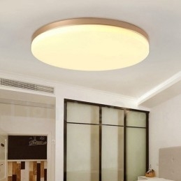 Plafoniere ultrasubțiri, rotunde, reglabile, în stil nordic modern și contemporan, cu montare încastrabilă, cu umbră acrilică, pot fi, de asemenea, folosite ca lampă de perete