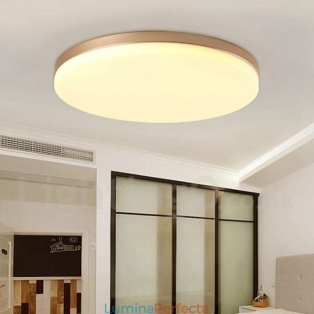 Plafoniere ultrasubțiri, rotunde, reglabile, în stil nordic modern și contemporan, cu montare încastrabilă, cu umbră acrilică, pot fi, de asemenea, folosite ca lampă de perete Plafoniere ultrasubțiri, rotunde, reglabile, în stil nordic modern și contemporan, cu montare încastrabilă, cu umbră acrilică, pot fi, de asemenea, folosite ca lampă de perete