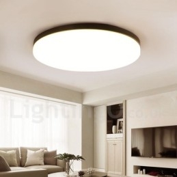 Plafoniere ultrasubțiri, rotunde, reglabile, în stil nordic modern și contemporan, cu montare încastrabilă, cu umbră acrilică, pot fi, de asemenea, folosite ca lampă de perete