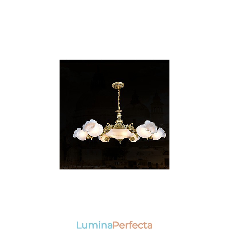 Candelabru tradițional clasic, retro, din metal, din bronz