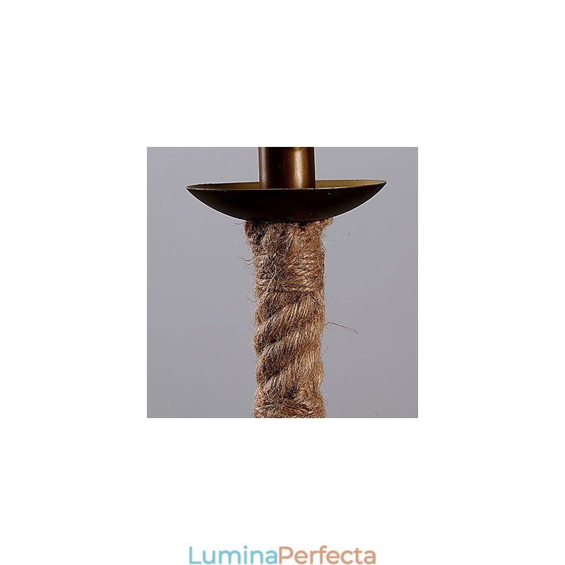 Retro 1 Lampă Cânepă Funie Candelabru Stil Retro Country