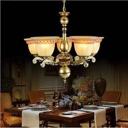 Candelabru Five Lights Bronz European Retro Classic