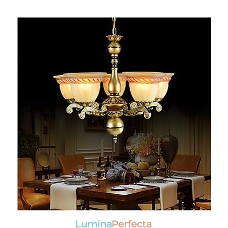Candelabru Five Lights Bronz European Retro Classic Candelabru Five Lights Bronz European Retro Classic