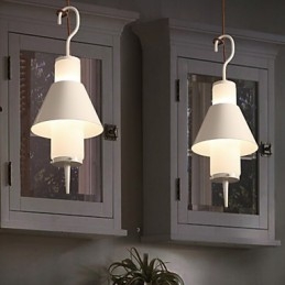 Lampă suspendată din metal, modernă, contemporană, cu 2 lumini
