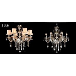 Lumânare de culoare coniac Candelabru de cristal K9 mare cu nuanțe
