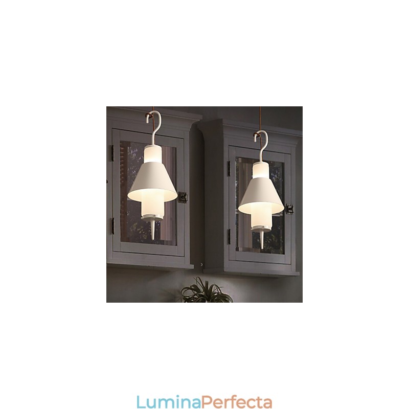 Lampă suspendată din metal, modernă, contemporană, cu 2 lumini